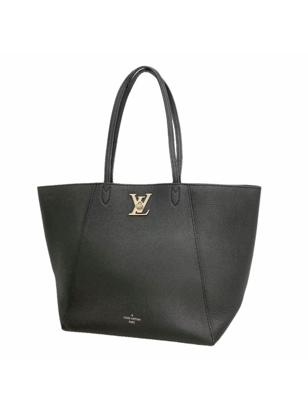 Louis Vuitton Tote Bag Taurillon Lockme Cabas Noir
